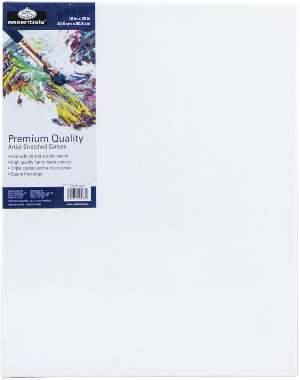 Royal Langnickel essentials(TM) Premium Stretched Canvas-16"x20"